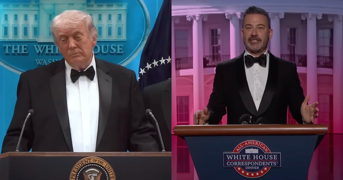 Donald Trump y Melania Trump reaccionan a comentarios de Jimmy Kimmel que desataron polémica en Estados Unidos. Foto: Tomada de X