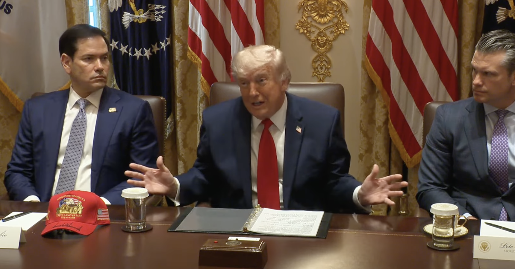 Donald Trump aseguró que Estados Unidos aún no está satisfecho con las propuestas de Irán para alcanzar un acuerdo definitivo. Foto: The White House YouTube