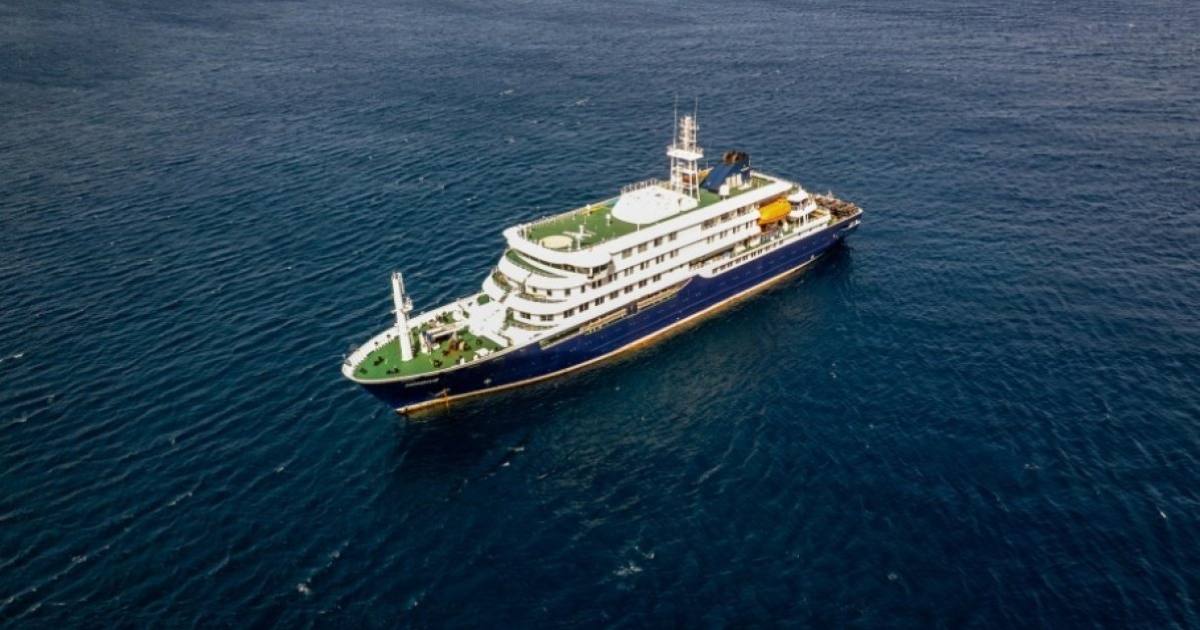 Crucero MV Hondius bajo vigilancia sanitaria tras posible brote de hantavirus en el Atlántico. Foto: Tomada de X