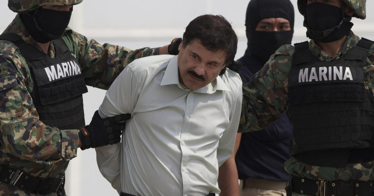 Joaquín “El Chapo” Guzmán fue detenido en México el 22 de febrero de 2014. Foto: Gobierno de México