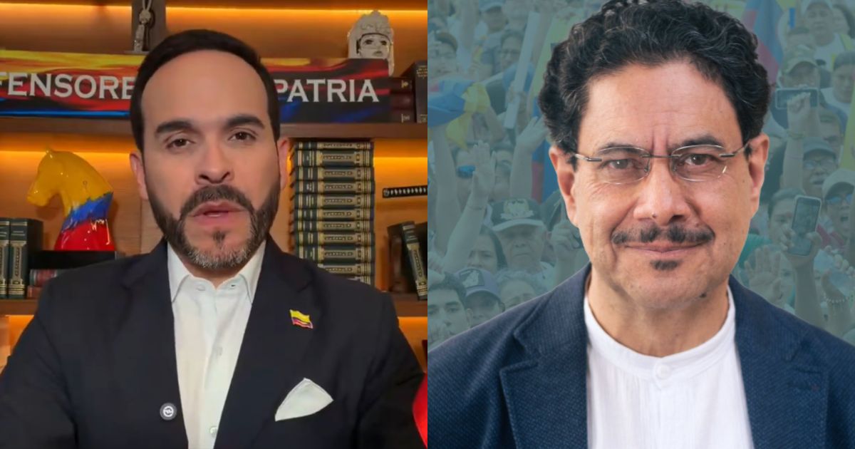 Abelardo de la Espriella e Iván Cepeda disputarán la presidencia de Colombia en la segunda vuelta del próximo 21 de junio. Foto: Tomada de X