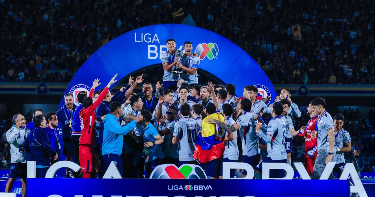 La Máquina derrotó 1-2 a Pumas con un gol agónico de Rodolfo Rotondi al minuto 95 y conquistó su décimo título de Liga MX. Foto: @CruzAzul en X