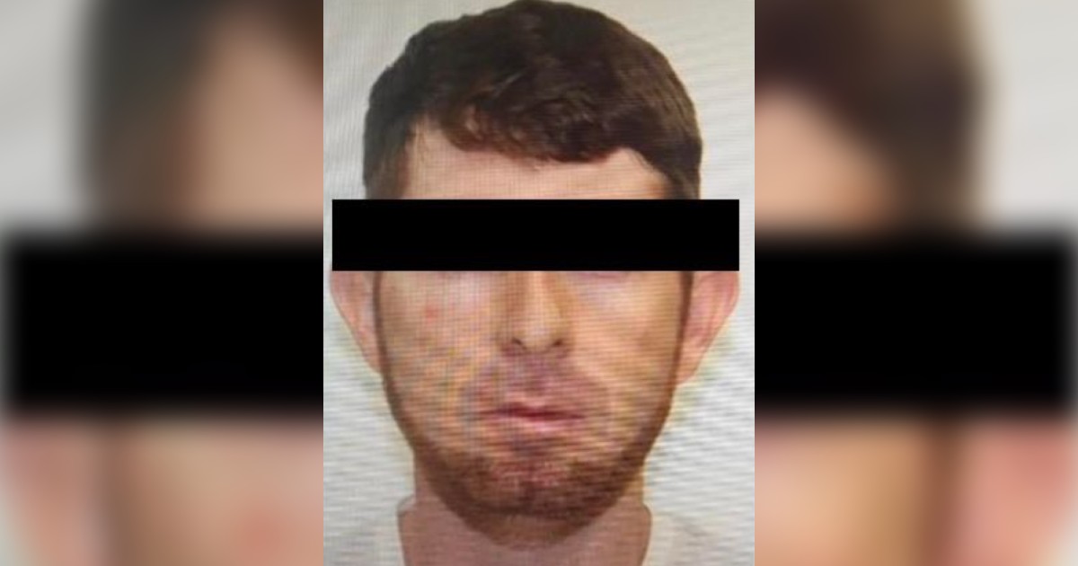 Isaí Martínez Cepeda, identificado como sobrino de “El Chapo” Guzmán, fue detenido en Nogales, Sonora, durante un operativo federal. Foto: Gabinete de Seguridad