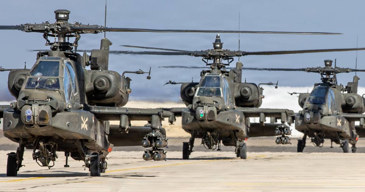 Helicópteros de Estados Unidos durante la guerra con Irán. Foto: Departamento de Guerra EE.UU.