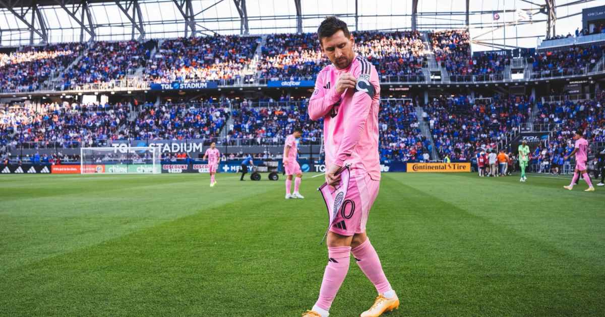 Lionel Messi abandonó el partido del Inter Miami ante Philadelphia Union tras presentar molestias en la pierna izquierda. Foto: Lionel Messi Facebook
