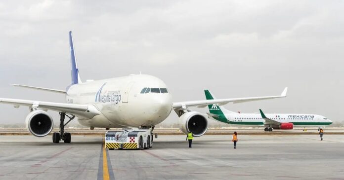 Aviones en el AIFA, clave en el nuevo acuerdo aéreo entre México y Estados Unidos. Foto: AIFA