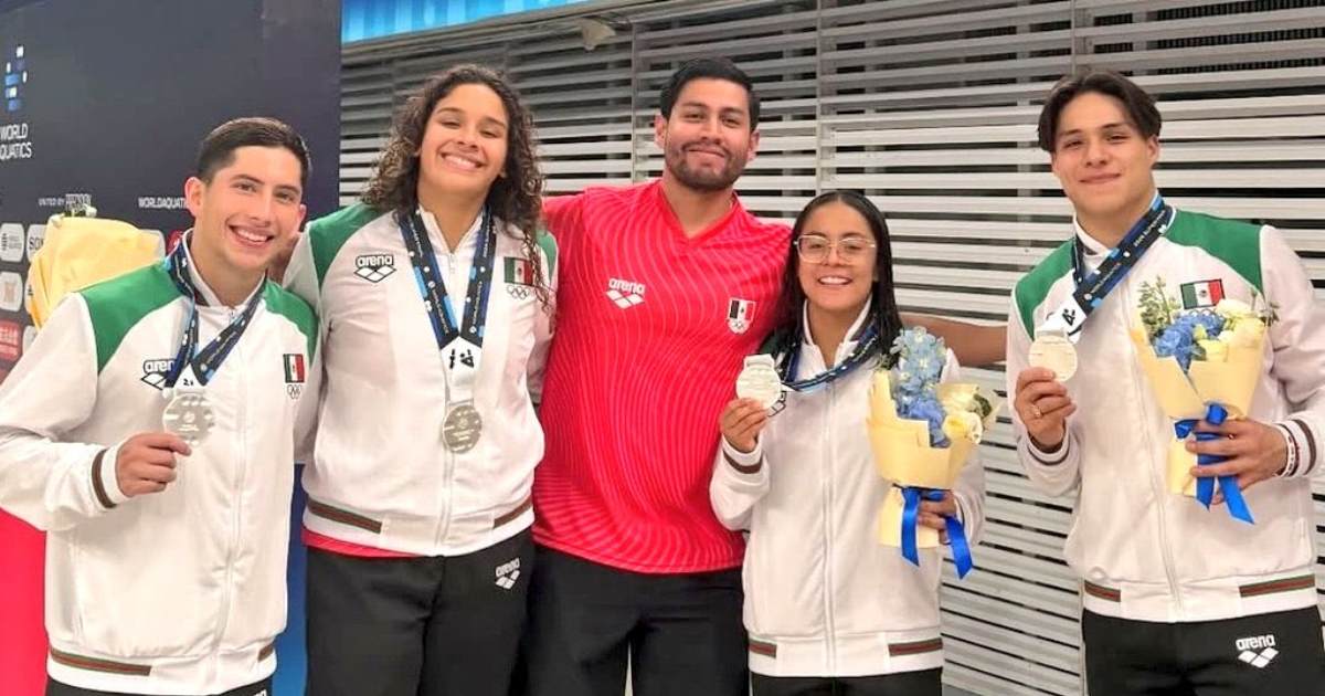 Clavadistas mexicanos destacan con medallas en la Superfinal de la Copa del Mundo en China. Foto: @COM_Mexico en X