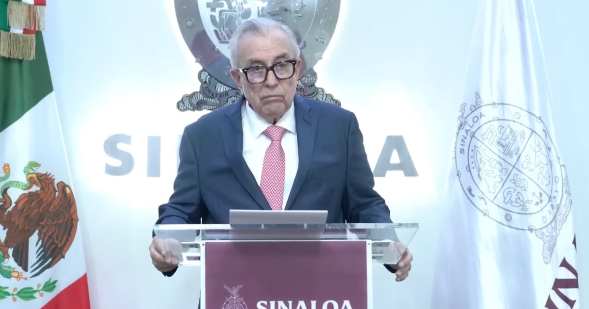 Rubén Rocha Moya solicita licencia como gobernador de Sinaloa en medio de acusaciones de narcotráfico de EE.UU. Foto: YouTube Gobierno de Sinaloa