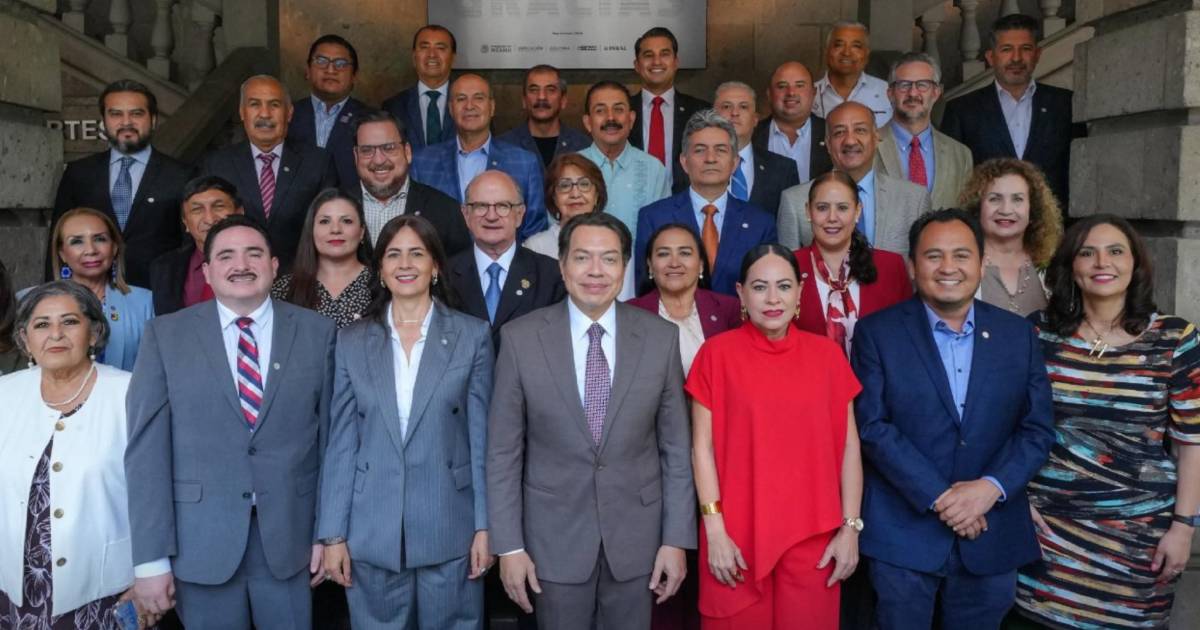 El secretario de Educación Pública, Mario Delgado, en una reunión del Consejo Nacional de Autoridades Educativas el 7 de mayo de 2026. Foto: @mario_delgado en X