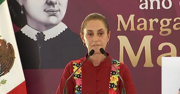 La presidenta Claudia Sheinbaum anunció un informe nacional durante su gira de trabajo por Tabasco. Foto: Gobierno de México YouTube