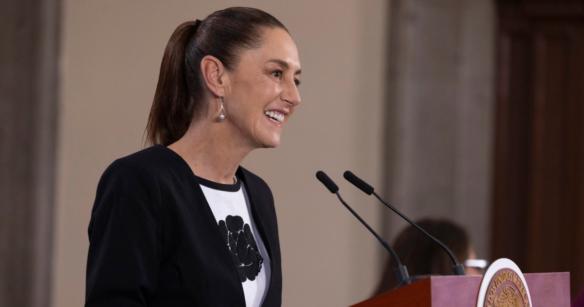 Claudia Sheinbaum durante declaraciones sobre la relación diplomática entre México y Estados Unidos. Foto: Gobierno de México