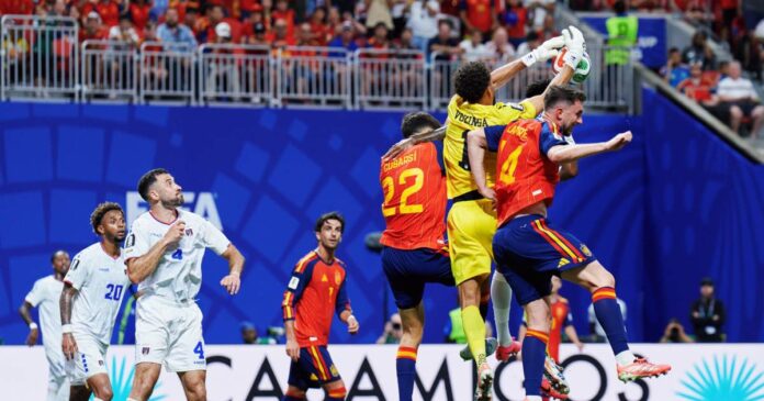 Cabo Verde resistió ante España y consiguió un histórico empate sin goles en su debut mundialista. Foto: @SEFutbol en X