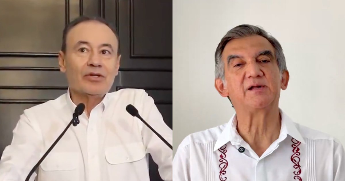 Alfonso Durazo y Américo Villarreal rechazaron los señalamientos sobre una presunta investigación de autoridades estadounidenses. Foto: Tomada de X