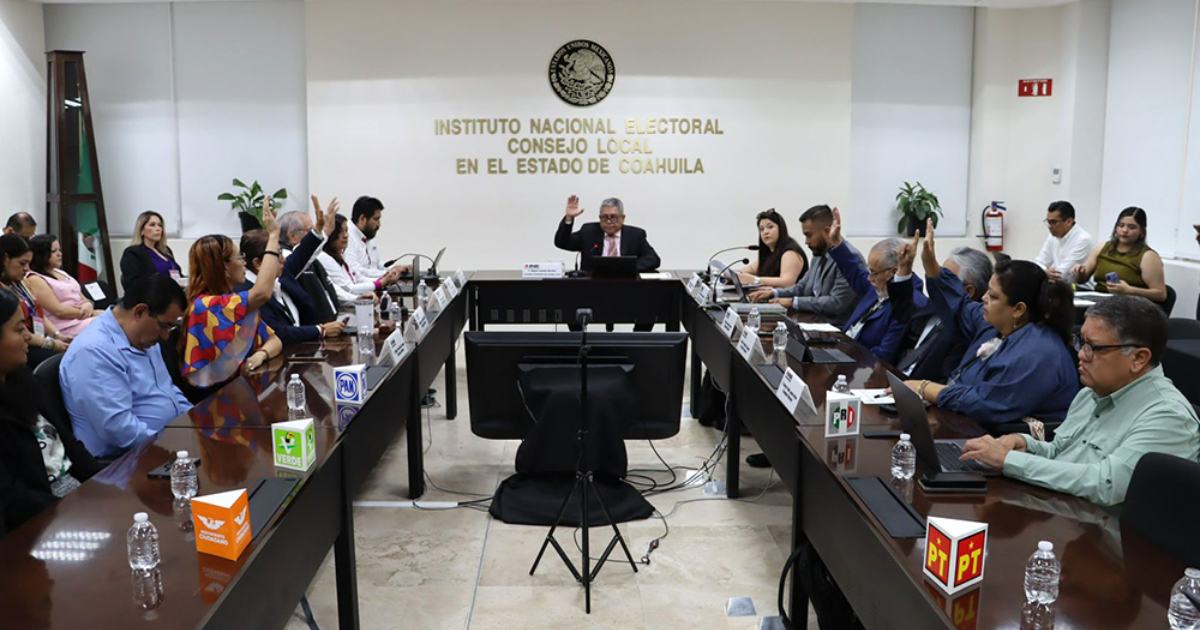 Funcionarios electorales instalaron más de 4 mil casillas para la Jornada Electoral en Coahuila. Foto: INE