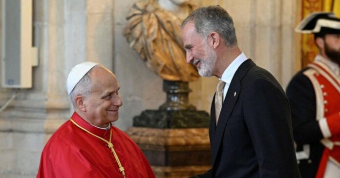 El papa León XIV encabezó una multitudinaria jornada en Madrid durante el inicio de su primera visita oficial a España. Foto: Vaticano