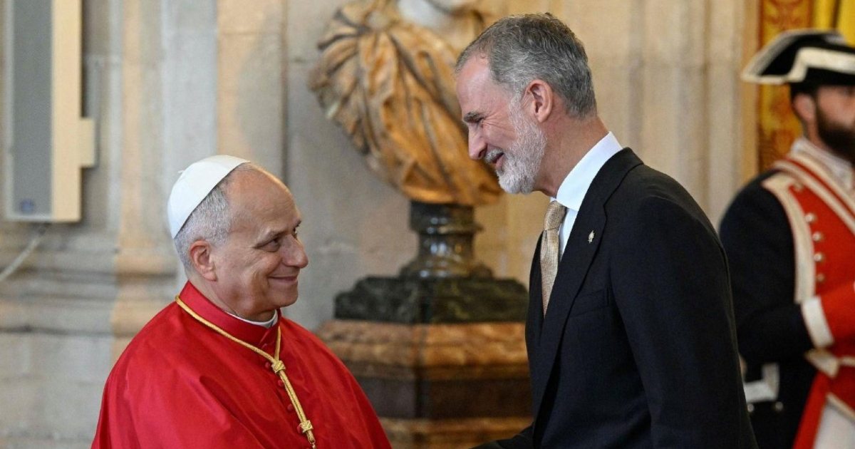 El papa León XIV encabezó una multitudinaria jornada en Madrid durante el inicio de su primera visita oficial a España. Foto: Vaticano
