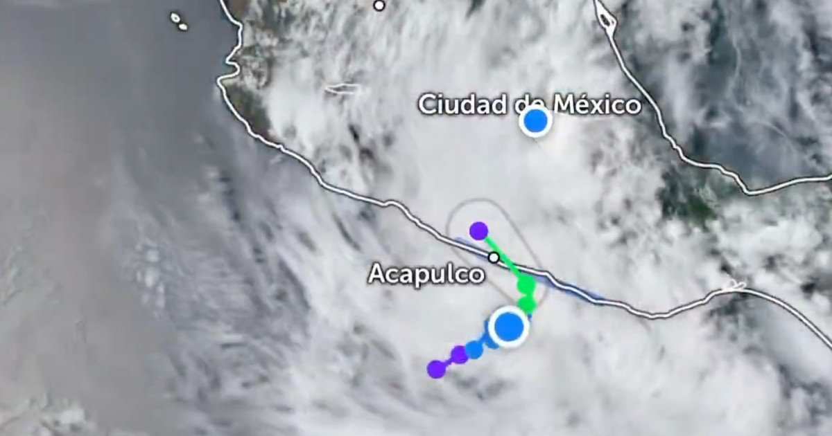 La tormenta tropical “Boris” se aproxima a Guerrero y provocará lluvias torrenciales, fuertes vientos y oleaje elevado en el Pacífico mexicano. Foto: Conagua