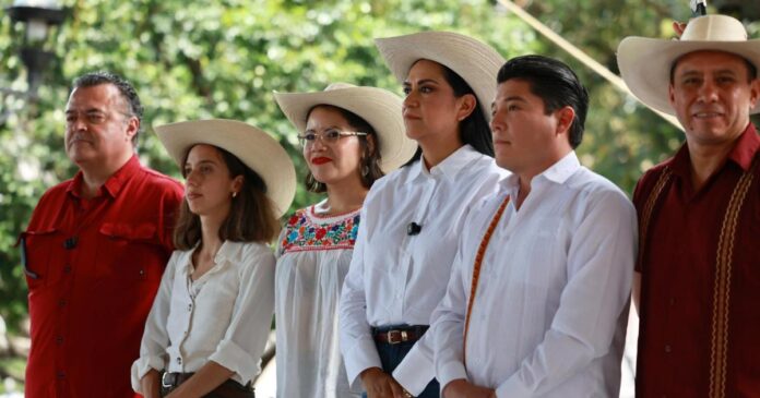Ariadna Montiel aseguró que Morena no protege a delincuentes y pidió esclarecer el caso de 'El Mayo' Zambada. Foto: Morena X
