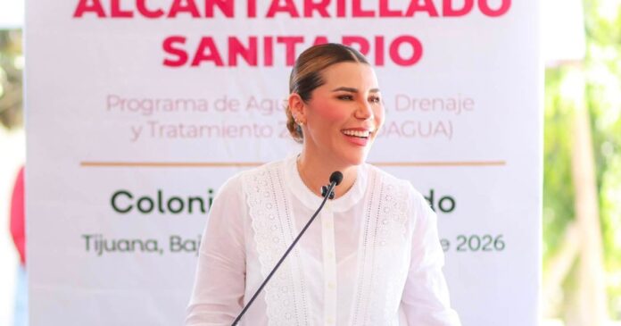 Marina del Pilar Ávila, gobernadora de Baja California, enfrenta cuestionamientos por una presunta investigación de autoridades estadounidenses. Foto: Facebook Gobierno de BC