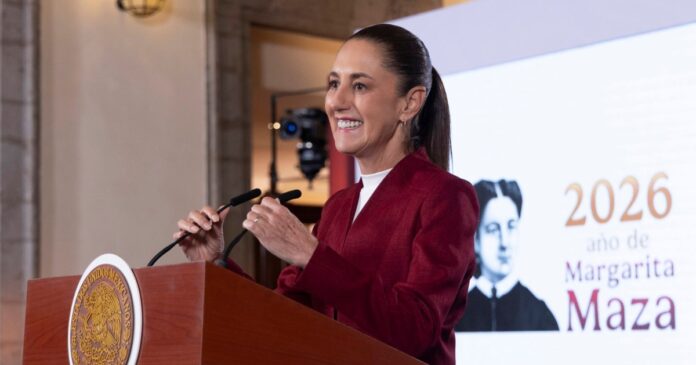 La presidenta Claudia Sheinbaum aseguró que los lineamientos sobre derechos de las audiencias pueden aclararse sin afectar la libertad de expresión. Foto: Gobierno de México