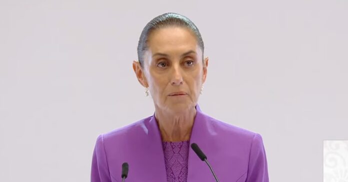 La presidenta Claudia Sheinbaum ofreció en Palacio Nacional su Segundo Informe de Gobierno. Foto: YouTube Gobierno de México