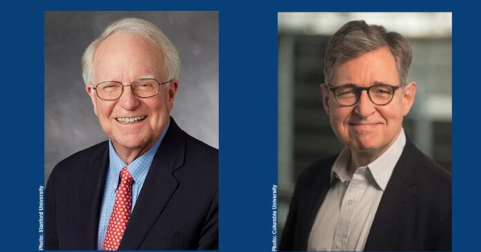 Robert E. Hall y Michael Woodford recibieron el Nobel de Economía por sus aportaciones al desarrollo de nuevos modelos macroeconómicos. Foto: X @NobelPrize